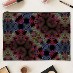 Abstract Animated Ornament Background Fractal Art Cosmetic Bag (xxxl) by Wegoenart