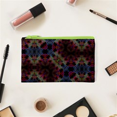 Abstract Animated Ornament Background Fractal Art Cosmetic Bag (xs) by Wegoenart