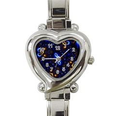 Fun Photo Amazing Art Kaleidoscope Mosaic Heart Italian Charm Watch by Wegoenart