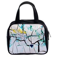 White And Multicolored Illustration Classic Handbag (two Sides) by Wegoenart