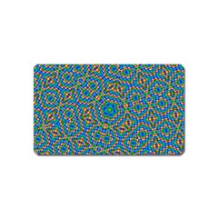 Abstract Background Futuristic Handcraft Magnet (name Card) by Wegoenart