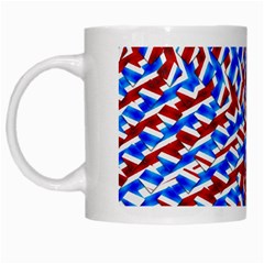 Art Unique Design Kaleidoscope White Mugs