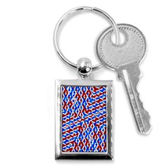 Art Unique Design Kaleidoscope Key Chain (Rectangle)