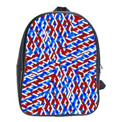 Art Unique Design Kaleidoscope School Bag (Large)