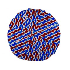 Art Unique Design Kaleidoscope Standard 15  Premium Round Cushions