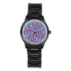 Art Unique Design Kaleidoscope Stainless Steel Round Watch