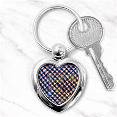 Kaleidoscope Art Unique Design Key Chain (heart) by Wegoenart