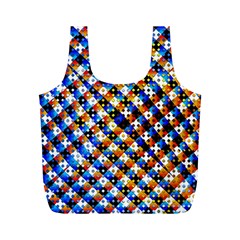 Kaleidoscope Art Unique Design Full Print Recycle Bag (m) by Wegoenart