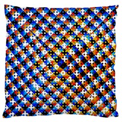 Kaleidoscope Art Unique Design Standard Flano Cushion Case (two Sides) by Wegoenart