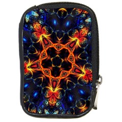 Kaleidoscope Art Unique Design Compact Camera Leather Case by Wegoenart