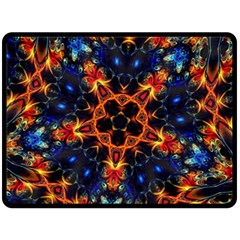 Kaleidoscope Art Unique Design Fleece Blanket (large)  by Wegoenart