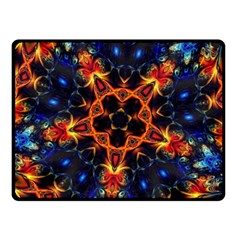 Kaleidoscope Art Unique Design Fleece Blanket (small) by Wegoenart