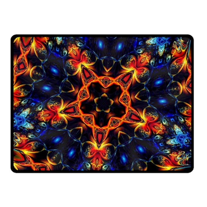 Kaleidoscope Art Unique Design Fleece Blanket (Small)