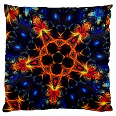 Kaleidoscope Art Unique Design Large Cushion Case (one Side) by Wegoenart