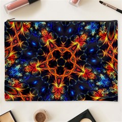 Kaleidoscope Art Unique Design Cosmetic Bag (xxxl) by Wegoenart