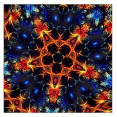 Kaleidoscope Art Unique Design Large Satin Scarf (square) by Wegoenart