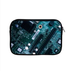 Green And Black Computer Motherboard Apple Macbook Pro 15  Zipper Case by Wegoenart