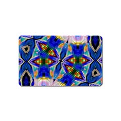 Art Kaleidoscope Meditation Mosaic Magnet (name Card) by Wegoenart