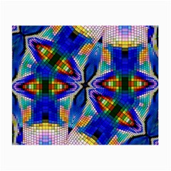 Art Kaleidoscope Meditation Mosaic Small Glasses Cloth (2 Sides) by Wegoenart