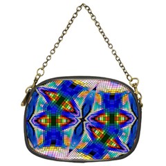 Art Kaleidoscope Meditation Mosaic Chain Purse (one Side) by Wegoenart