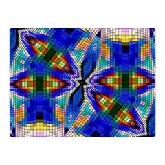 Art Kaleidoscope Meditation Mosaic Double Sided Flano Blanket (mini)  by Wegoenart