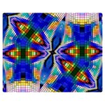 Art Kaleidoscope Meditation Mosaic Double Sided Flano Blanket (Medium)  60 x50  Blanket Front