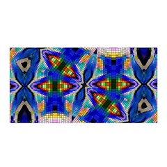 Art Kaleidoscope Meditation Mosaic Satin Wrap by Wegoenart