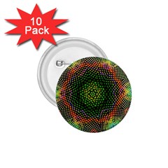 Kaleidoscope Art Unique Design 1 75  Buttons (10 Pack) by Wegoenart