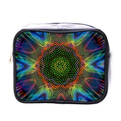 Kaleidoscope Art Unique Design Mini Toiletries Bag (one Side) by Wegoenart