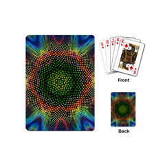 Kaleidoscope Art Unique Design Playing Cards Single Design (mini) by Wegoenart