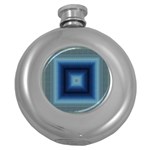 Artscope Justifyyourlove Kaleidoscope Round Hip Flask (5 oz) Front