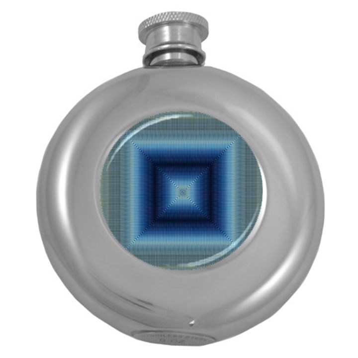 Artscope Justifyyourlove Kaleidoscope Round Hip Flask (5 oz)