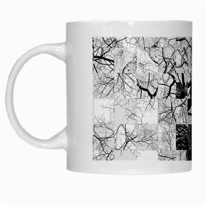 Broken Tree Generative Art Justifyyourlove White Mugs