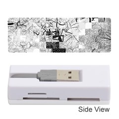 Broken Tree Generative Art Justifyyourlove Memory Card Reader (stick) by Wegoenart