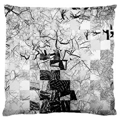 Broken Tree Generative Art Justifyyourlove Large Cushion Case (two Sides) by Wegoenart