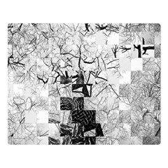 Broken Tree Generative Art Justifyyourlove Double Sided Flano Blanket (large)  by Wegoenart