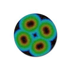 Kaleidoscope Art Unique Design Magnet 3  (round) by Wegoenart