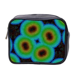 Kaleidoscope Art Unique Design Mini Toiletries Bag (two Sides) by Wegoenart