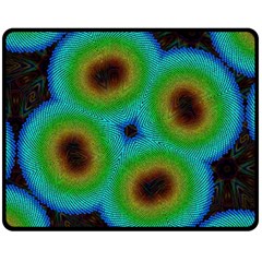 Kaleidoscope Art Unique Design Fleece Blanket (medium)  by Wegoenart