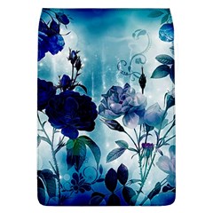 Wonderful Blue Flowers Removable Flap Cover (l) by FantasyWorld7