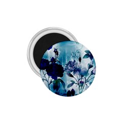 Wonderful Blue Flowers 1 75  Magnets by FantasyWorld7