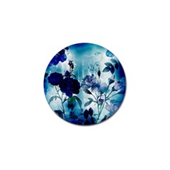 Wonderful Blue Flowers Golf Ball Marker by FantasyWorld7