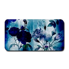 Wonderful Blue Flowers Medium Bar Mats by FantasyWorld7