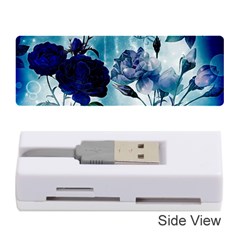 Wonderful Blue Flowers Memory Card Reader (stick) by FantasyWorld7