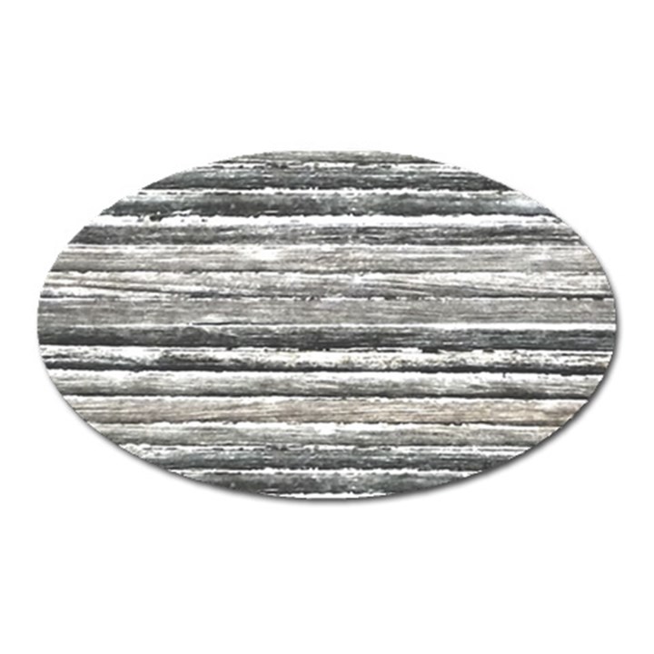 Striped Grunge Print Design Oval Magnet