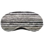 Striped Grunge Print Design Sleeping Mask Front