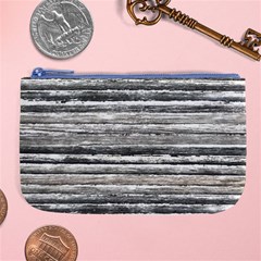 Striped Grunge Print Design Large Coin Purse