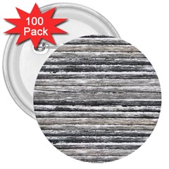 Striped Grunge Print Design 3  Buttons (100 Pack)  by dflcprintsclothing