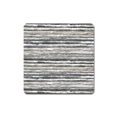 Striped Grunge Print Design Square Magnet