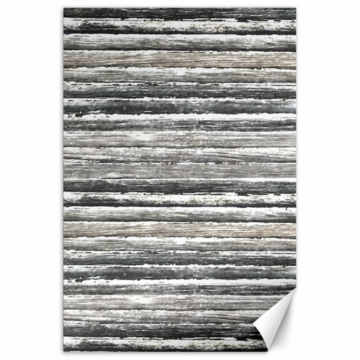 Striped Grunge Print Design Canvas 20  x 30 